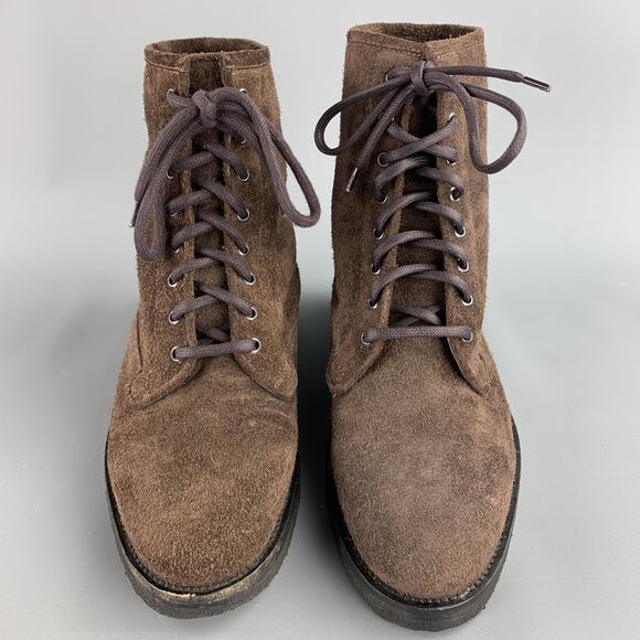 CHRISTIAN KIMBER Size 7 Brown Suede Crepe Sole Boots main image 8